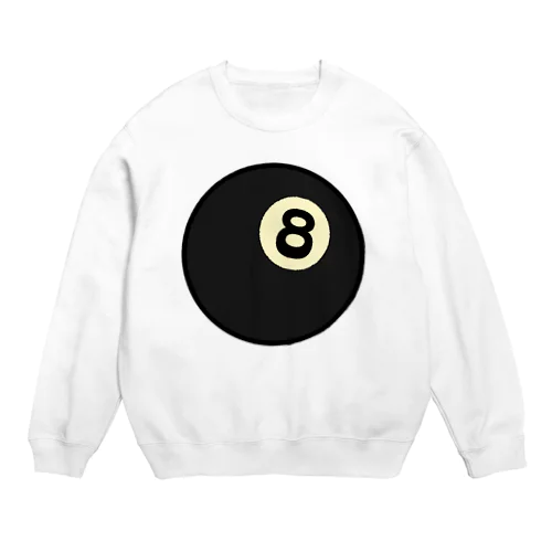 8-ball♪単体♪221202 Crew Neck Sweatshirt