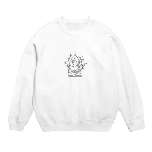 アガベ　チタノタ Crew Neck Sweatshirt