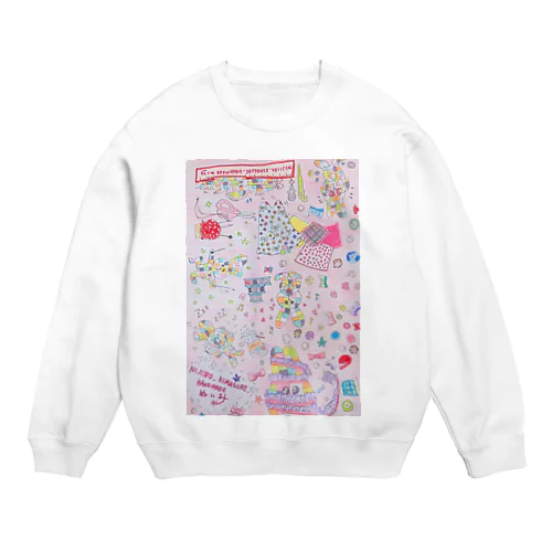 ぬぃみの相棒のミミィ Crew Neck Sweatshirt