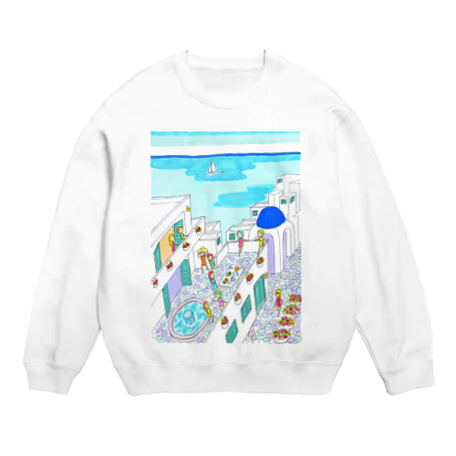 エーゲ海ガールズ Crew Neck Sweatshirt