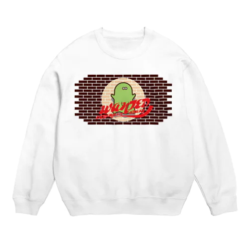 ウォンテッド!クロマキーおばけ Crew Neck Sweatshirt