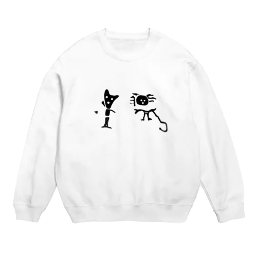 ナスカの地上絵 Crew Neck Sweatshirt