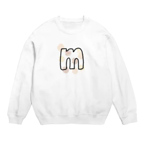 焼きマシュマロ ロゴ Crew Neck Sweatshirt