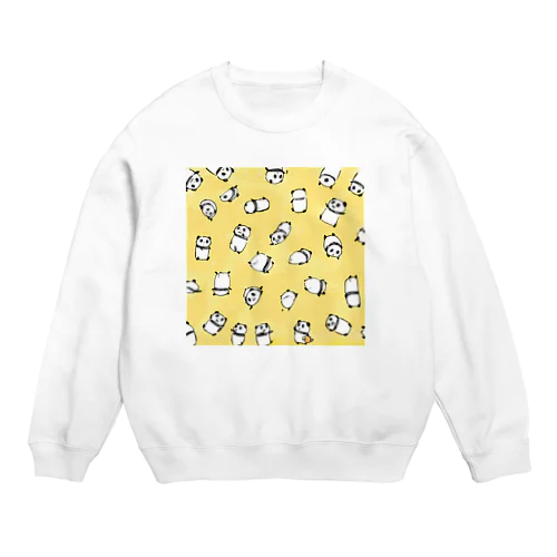 ごきげん！パンダ柄 Crew Neck Sweatshirt