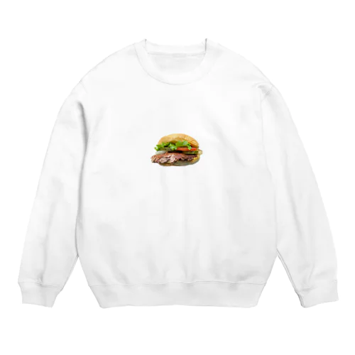 アメリカのハンバーガー Crew Neck Sweatshirt
