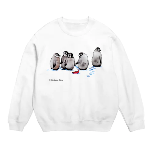 そらふぐ　むくむくぺんぎん Crew Neck Sweatshirt