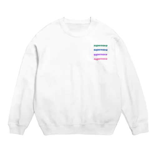 supernova  Crew Neck Sweatshirt