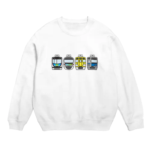 西武線4兄弟 Crew Neck Sweatshirt