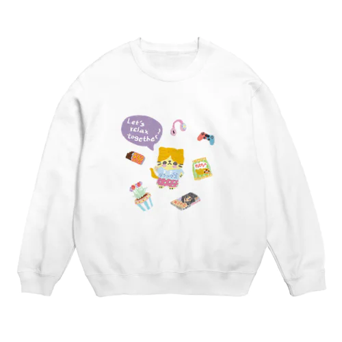 理楽ちゃんの好きな物 Crew Neck Sweatshirt