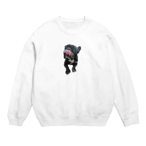 ブヒすもも　うまうま Crew Neck Sweatshirt