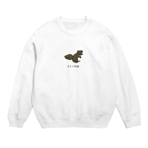 No.217 ネコスキーヌ[3] 変な犬図鑑 Crew Neck Sweatshirt