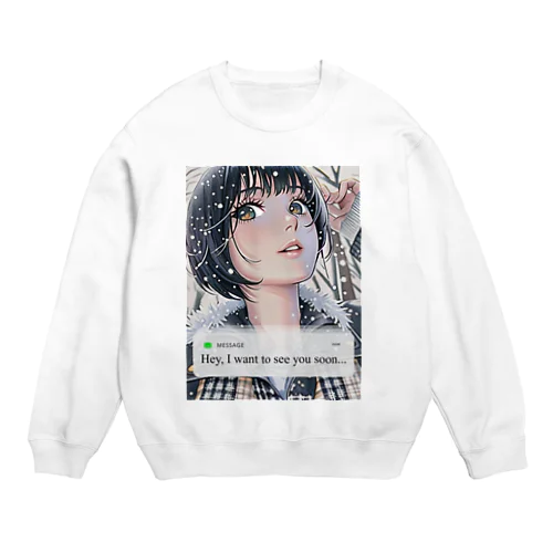 Winter Girl Crew Neck Sweatshirt