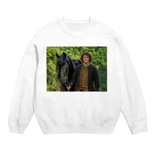 sam heughan scottish actor Crew Neck Sweatshirt