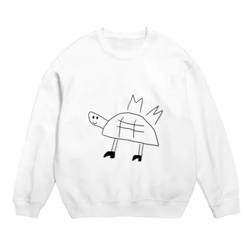 空飛ぶハイヒールかめ Crew Neck Sweatshirt