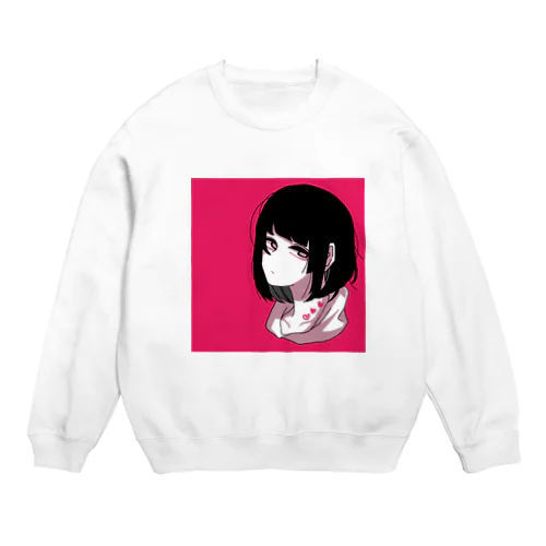 ビビットカラーボブちゃん Crew Neck Sweatshirt