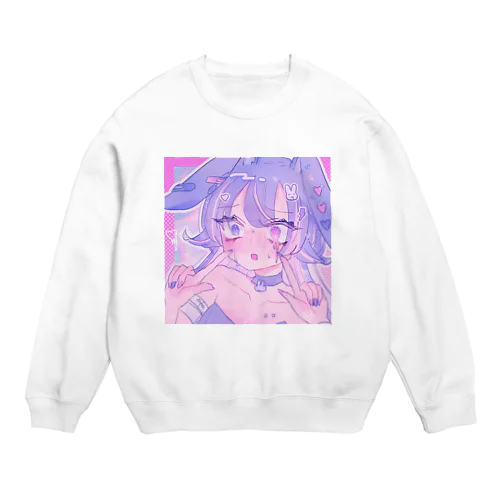 うさぎ ぱにっく! ｽｸｴｱ Crew Neck Sweatshirt