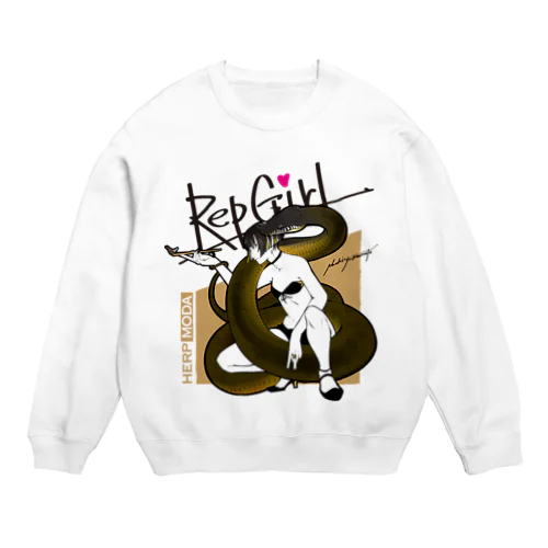 RepGirl/アルバーティスパイソン Crew Neck Sweatshirt