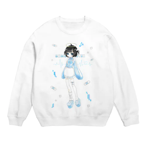 げぇむおーばぁちゃん໒꒱·ﾟ Crew Neck Sweatshirt