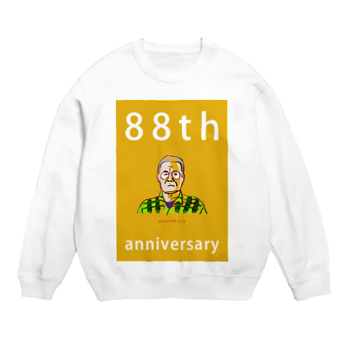 88th anniversary limited item Crew Neck Sweatshirt