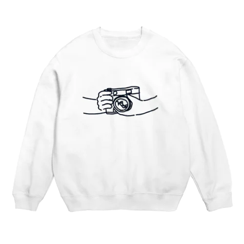 B_手書き Crew Neck Sweatshirt