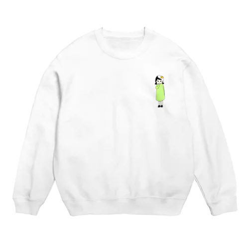 おすましめだまやきガール Crew Neck Sweatshirt