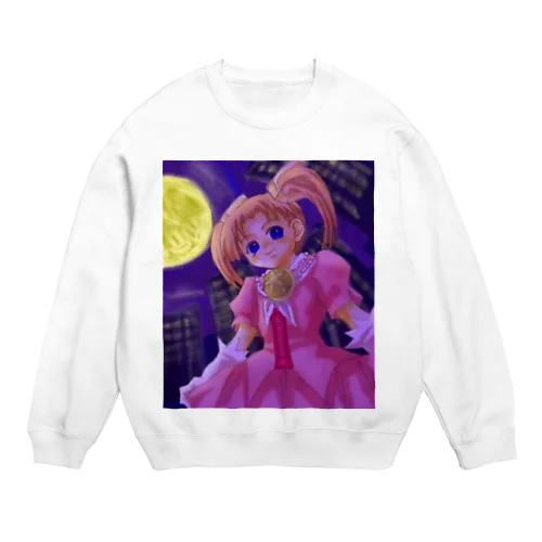 少年魔法少女ナナメちゃん君・タテ Crew Neck Sweatshirt