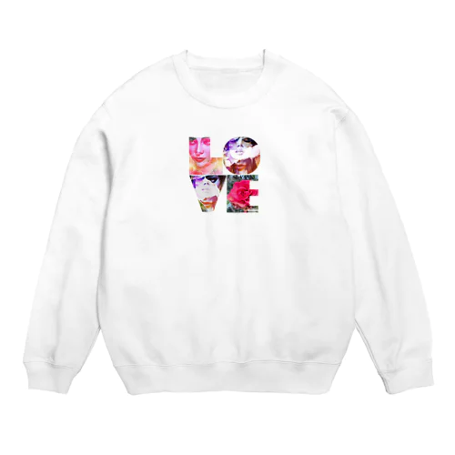 universalPrincess LOVE  remix Crew Neck Sweatshirt