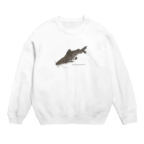 タイガーショベルノーズキャットフィッシュ Crew Neck Sweatshirt