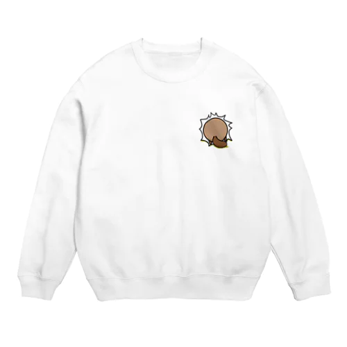 たぬき直撃！ Crew Neck Sweatshirt