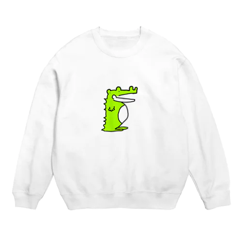 エモいワニ屋さん Crew Neck Sweatshirt