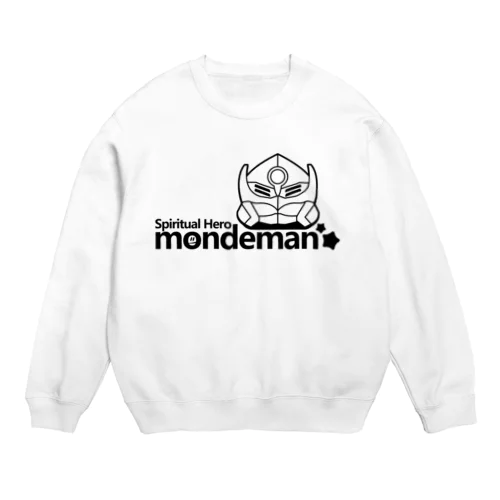 モンデマン__白P Crew Neck Sweatshirt