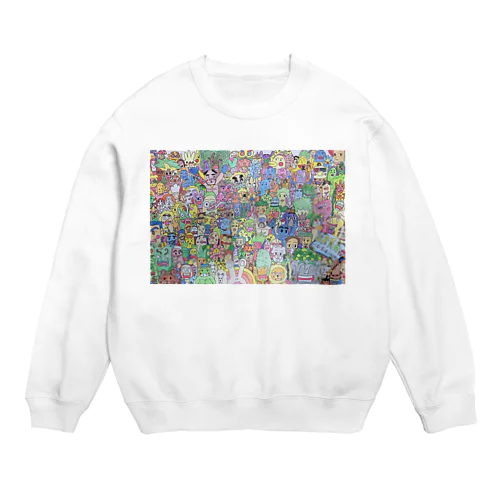 笑顔の花🌻〜1人1人違ってみんな良い〜 Crew Neck Sweatshirt