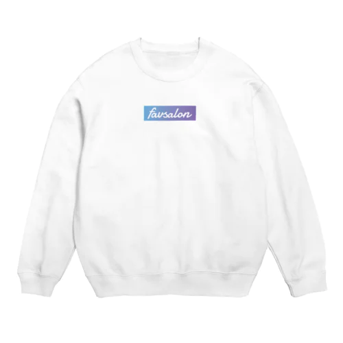 ロゴの下にグラデーション背景 Crew Neck Sweatshirt