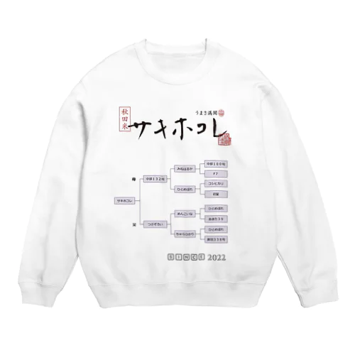 サキホコレの系譜 Crew Neck Sweatshirt