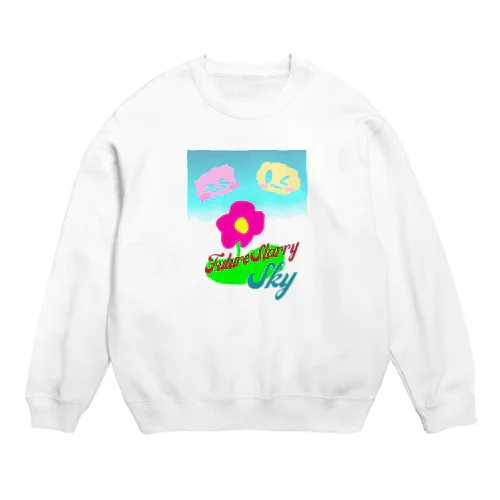 お花と雲🌼☁ Crew Neck Sweatshirt