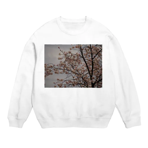 レトロSAKURA Crew Neck Sweatshirt