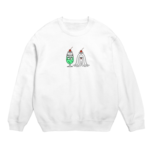 クリーム犬ソーダ Crew Neck Sweatshirt