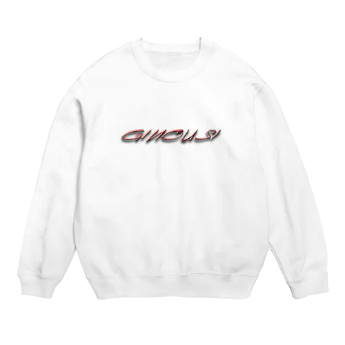 ぎのうし群”GINOUSHI(ワイヤー赤金)”034 Crew Neck Sweatshirt