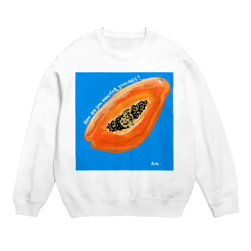 パパイヤ Crew Neck Sweatshirt