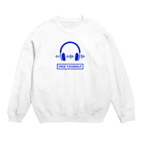 ヘッドホン/音楽/MUSIC Crew Neck Sweatshirt