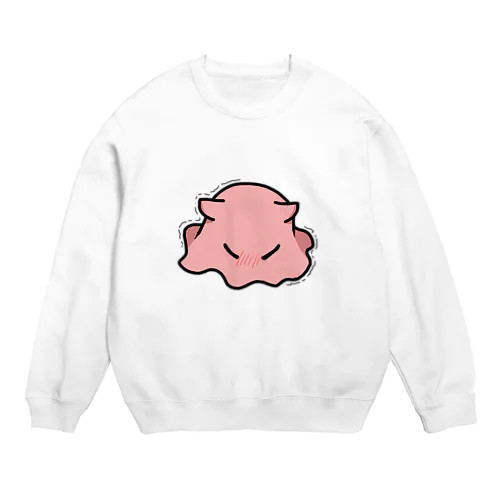 がんばるメンダコ Crew Neck Sweatshirt