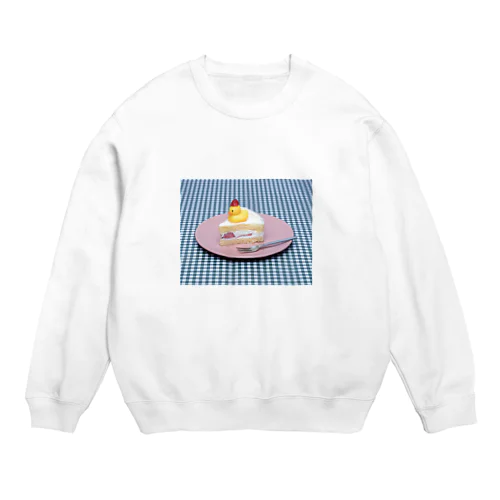 ケーキアヒル Crew Neck Sweatshirt