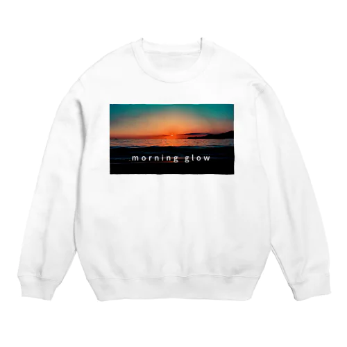 朝焼けが綺麗な海 Crew Neck Sweatshirt