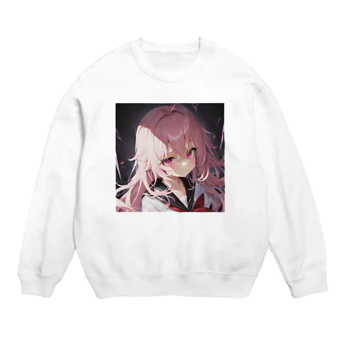 ガチギレ少女 Crew Neck Sweatshirt