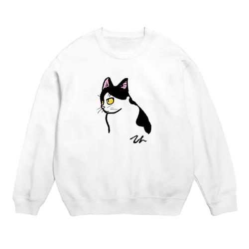 猫のテン Crew Neck Sweatshirt