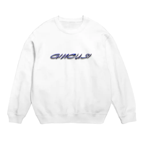 ぎのうし群”GINOUSHI(ワイヤー青金)”035 Crew Neck Sweatshirt