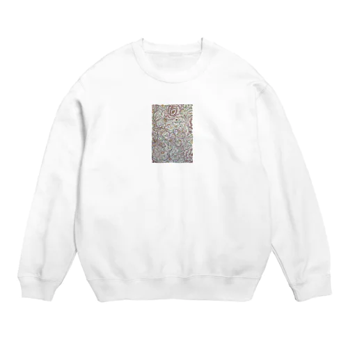 母のお絵描き Crew Neck Sweatshirt