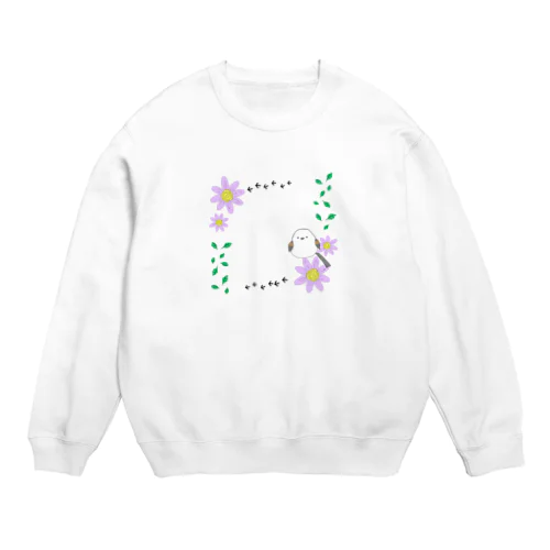 シマエナガちゃん Crew Neck Sweatshirt