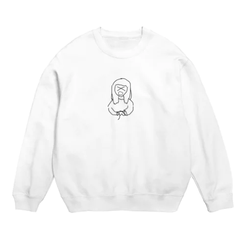 ゲームは上手くない Crew Neck Sweatshirt