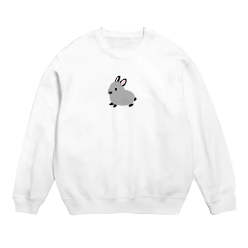 うさぎ　サイアミーズスモークパール Crew Neck Sweatshirt